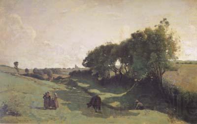 Jean Baptiste Camille  Corot Le vallon (mk11)